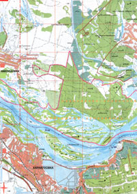 Увеличить. Карта-схема реки Днепр и его притоков